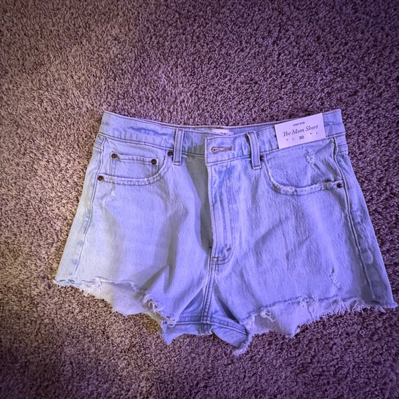 Abercrombie & Fitch Pants - Abercrombie Mom Short Denim Shorts